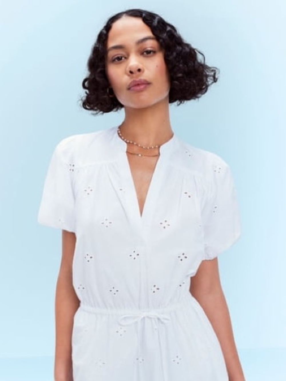 Free Assembly Women's and Women's Plus Cotton Eyelet - Picture 8 of 15